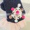 Pet dog cat Snowflake globe pink veil glitter Princess dress skirt outfit clothing