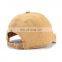 Adjustable Pure Color Waterproof Low Profile Baseball Cap Hat for Sports