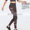 Hot selling fishnet panel half sleeve Crop top high waist legging women sport fitness and yoga wearing sets