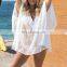 Lace Bikini Cover up Sexy Beach Cover up Vestidos playa 2019 Pareo de Plage Swim suit Cover up Beach wear Women Tunic Dress