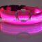 HQP-XP02 HongQiang Adjustable LED Flash Pet Dog Training Collar Puppy Safe Luminous Flashing Necklace Pet Supplies