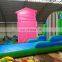 2 in 1 movable pop up inflatable jump sticky suit wall, outdoor PVC air throw dart board for sale