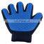 Pet grooming glove gentle deshedding brush massage pet hair remover glove