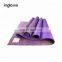 Eco-friendly jute yoga mat, jute natural rubber yoga mat