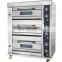 Two Layers Four Plates Gas Oven 220V Commercial Large Scale Layered Pizza Bread Cake Baking oven