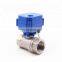 automation MINI electric motor ball valve/ motorized ball valve 1" with signal feedback