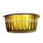 coated silver red green gold takeaway eco-friendly cake foil cup with lid