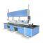 Lab central island bench for chemistry all steel lab bench for lab bench price