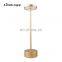Rechargeable metal led room desk lamp decoration lamp usb low price mini wireless table lamp