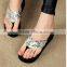EVA 2016 hot sale cheap flip-flops sponge bottom female cool slipper Free samples