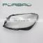 PORBAO Black Border Transparent Headlight Lens Cover for W205 C180/C200/C250/C300 15-18 Year