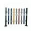 New Promotion corten steel bird picket metal wrought iron fence D Section Pale Galvanized Metal Palisade Fence