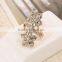Brillant Gold Stainless Steel Ring Jewelry,Wedding Ring Fashion Jewelry anillo de ultima moda for bridal en la boda