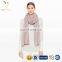 Женский шерстяной зимний толстый шарф из cashmere, выполненный на швейном станке