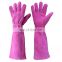 HANDLANDY Winter Thickening Wholesale Garden Safety Work Glove Cheap Kitchen Hand Long Cuff cowhide Gloves