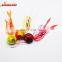40g-150g Mixed Color Fishing Metal Squid Jig Head With Fly Rubber Skirts Lure Isca Artificial Pesca Leurre