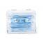 Desktop Acrylic Mask Storage Box With Hinged Top Loading Door For Earloop Style Masks