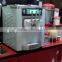 CE Hot Sale Three Flavors Table Top Soft Ice Cream Machine