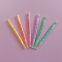 Good Quality Factory 6 color pastel color fluorescent highlighter double tip twin marker watercolor pen for children student art