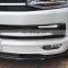 For Volkswagen vw T6 Original Bumper Added Sharkaero Style Front Splitter Front Lip Spoiler
