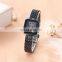 LONGBO 80776 Elegant business quartz stainless steel couple watches for lovers women square watch
