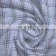 Functional Fabric Cotton Blending Yarn Dyed Blue Check For Tops