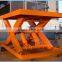 stationary cargo lift scissor platform lift