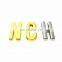 Hot Sell Metal Letter  Buckle Customise  Shiny Color lettere Buckle For Handbag And Dog Collar