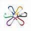 75MM Wholesale Metal Mini Carabiner Swivel Locking Carabiner