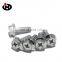 JINGHONG Carbon steel Galvanized Socket Hexagon Flange Bolt with Cross Groove