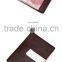 Fashion Design Genuine Leather high capacity Business Name Credit Card Holder pocket wallet with money clip