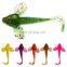 JOHNCOO New Design Capuchin Soft Fish Shaped Tail Lures 8cm 4g Fish Soft Lure