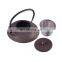 Black Enamel Japanese Style Tea Set 0.3L 1.4 Liter Cast Iron Teapot