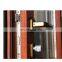 hot sale aluminum sectional design glass folding door european standard double panels swing style swing out doors