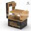 Creativepacking Spanish Cedar Lining Wooden Cigars Humidor Collect Glass Lid Smoking Cigar Box