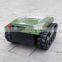 robot tank chassis for surveillance rubber track crawler chassis