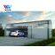 18M2 prefab car garage carport , 60M2 color steel garden sheds steel structure 2 cars garage
