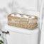 Hot Selling Woven Seagrass Bathroom Toilet Tank Storage Basket Decor Paper Holder Wholesale
