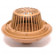 Large Sump Cast Iron Roof Drain with No-Hub Outlet for Roof Drainage