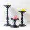 Black Metal Candelabra Set Holiday Decorative European Print Handmade Wedding Decor And Home Decor Candle Holder