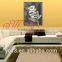 Handmade gold foil artwork with stocks oil paintings