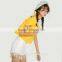 2015 Summer fashion bright color t shirt for cute girl with cheap price direct from factory