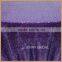 SQN64#12 jenny bridal purple sequin round table cloth