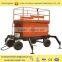 High Quatity Towable Scissor Lift Platform With Hydraulic Lifting Table
