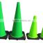 28" Canada Standard Lime Orange Flexible PVC Traffic Cones
