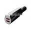 Multifunction double port USB 2800mAh power bank input DC12V- 24 V car charger for long time driving