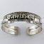 Stunning OM !! Oxidized Silver Kada Bangle 925 Sterling Silver Bangles, Silver Jewellery, Indian Silver Jewellery