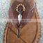 wholesale genuine leather upper new models slippers for men