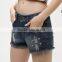New Fashion Ripped Jeans Shorts Women Wholesale Cotton Short Jeans