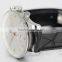 High end japan movement quartz sr626sw men's leather watch